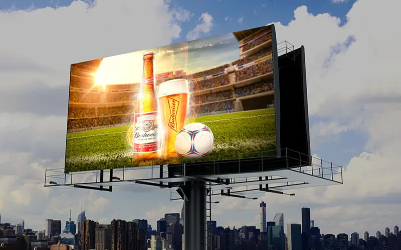 Double double side led billboard